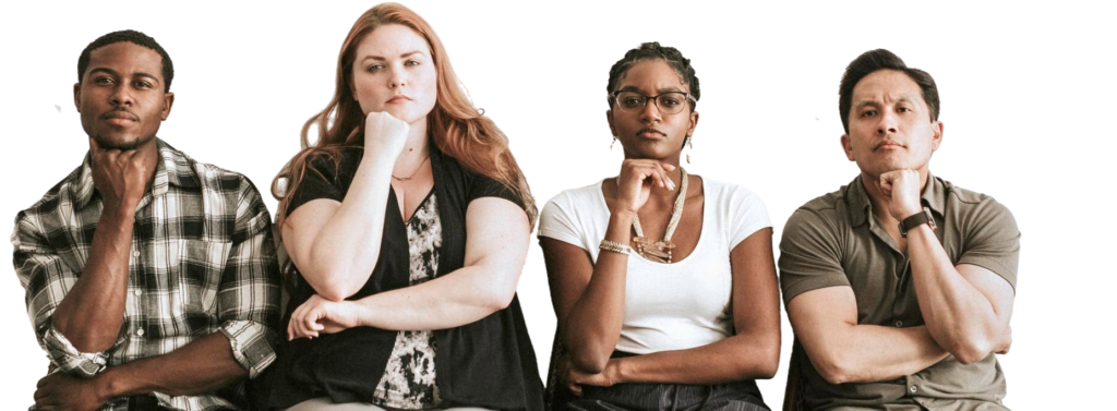 A group of unhappy employees because points programs don't motivate